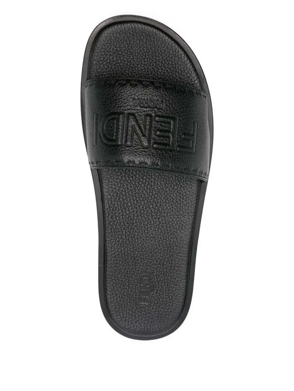 Fendi Roma Leather Slides(PLEASE REQUEST YOUR SIZE BEFORE PURCHASING)